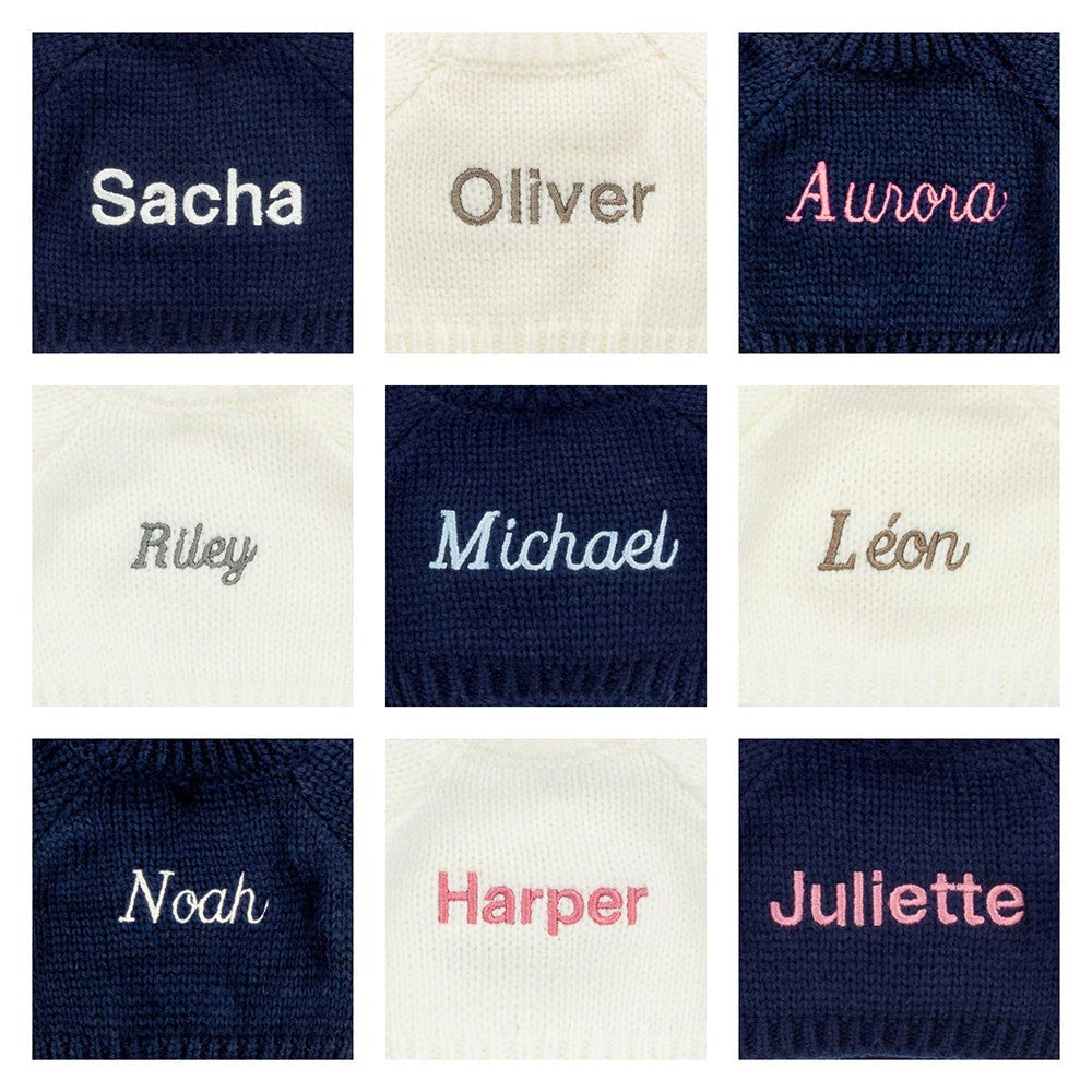 Jack with Personalized Cream Jumper