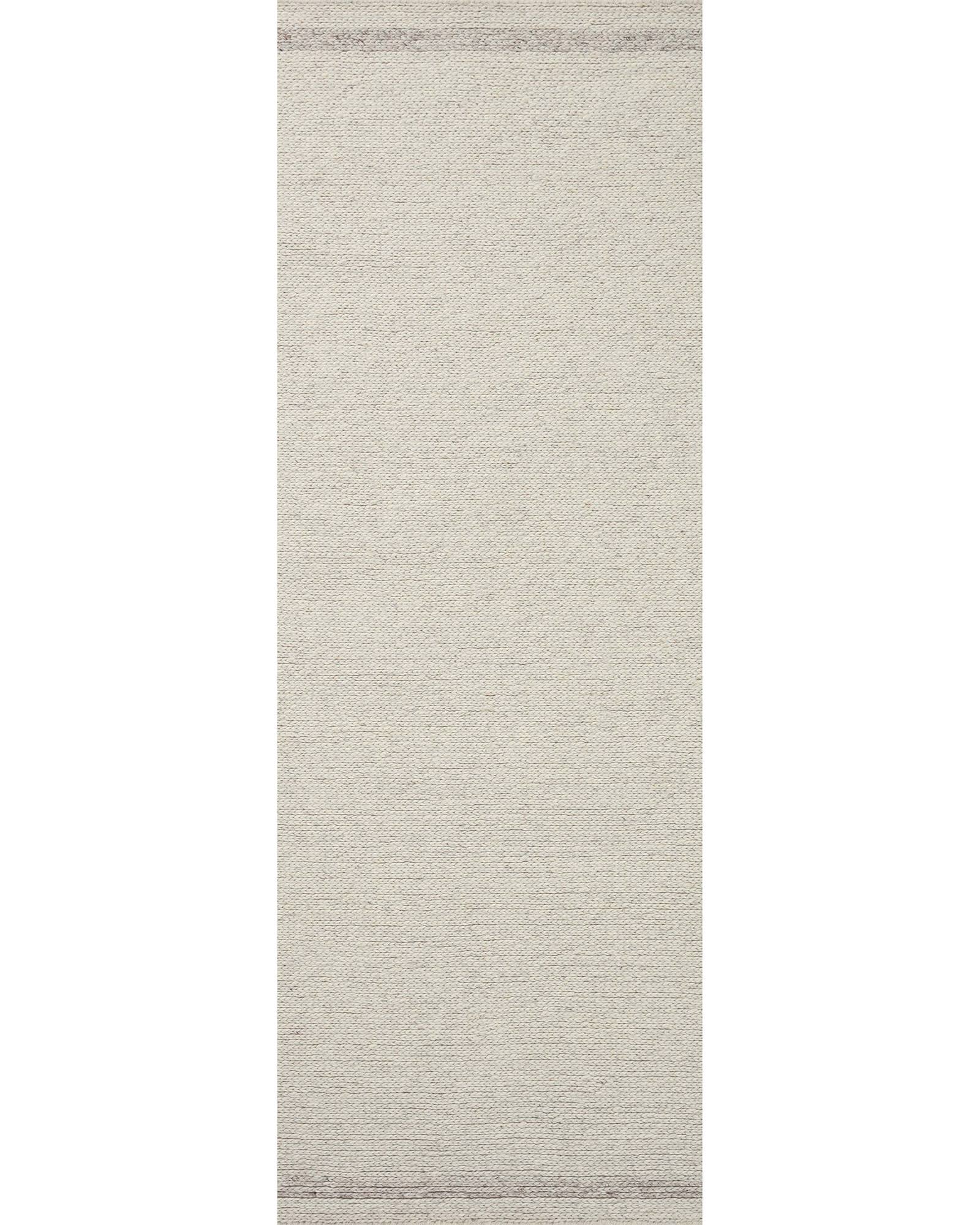 Magnolia Home by Joanna Gaines x Loloi 2'6" 7'6" Mist/Silver Ashby ASH-02 Runner Area Rug
